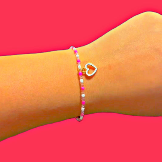 Heart Charm Bracelet