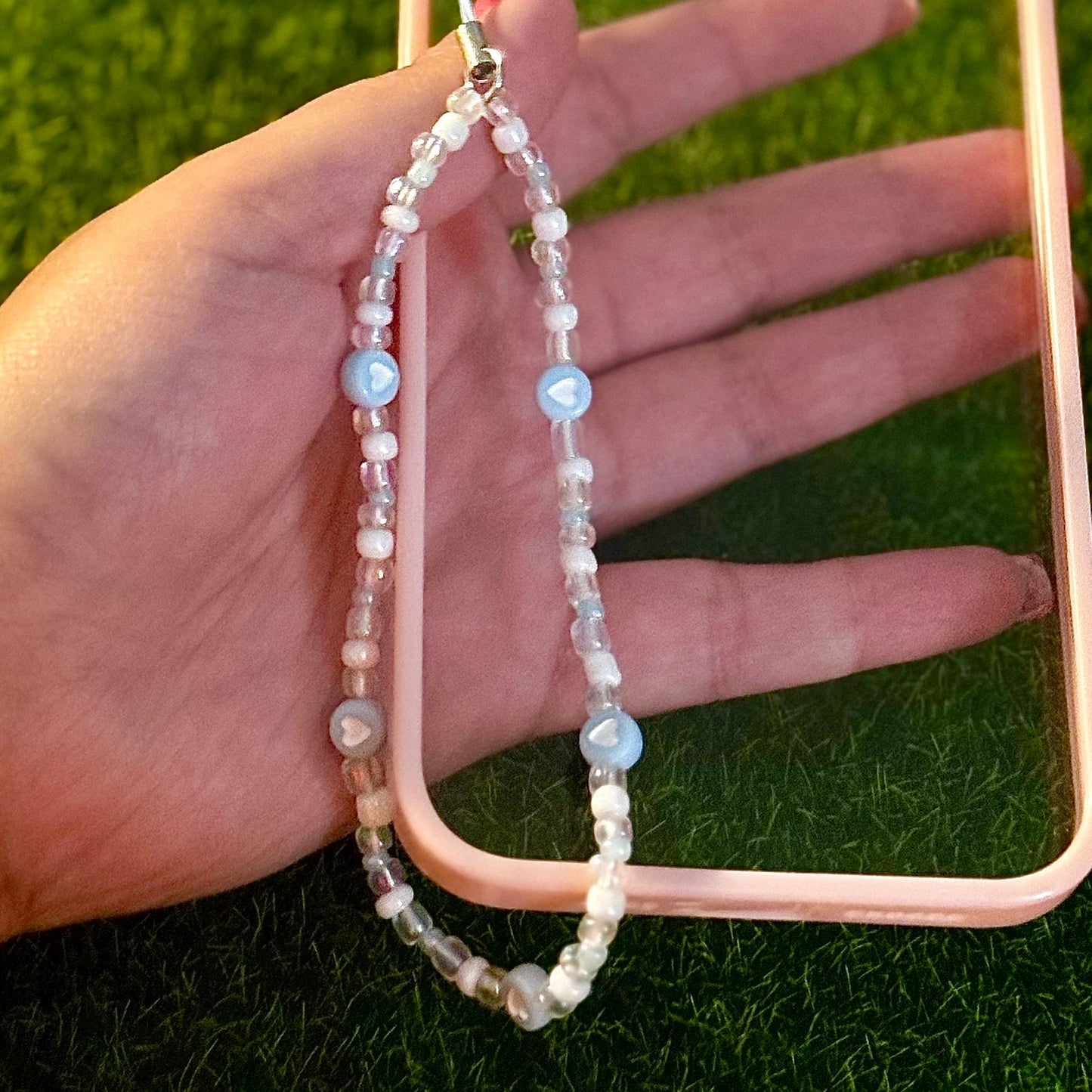 Heart Phone Charm Accessory, Phone Lanyard Add-On, Cute Phone Case Accessories, Heart Jewelry Gift, Phone Case Accessory, Gift for Her