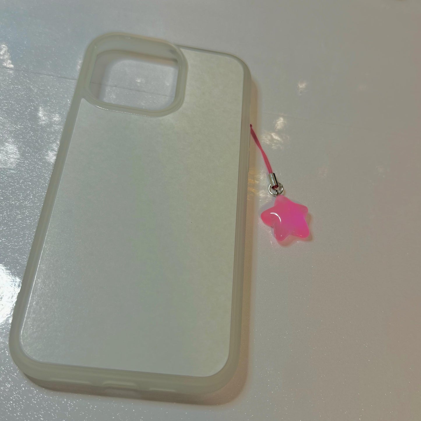 Glow In The Dark Star Phone Charm | Glowing Phone Charm Bead | Beaded Phone Accessory | Glow Charm Phone Strap | Cell Phone Decoration