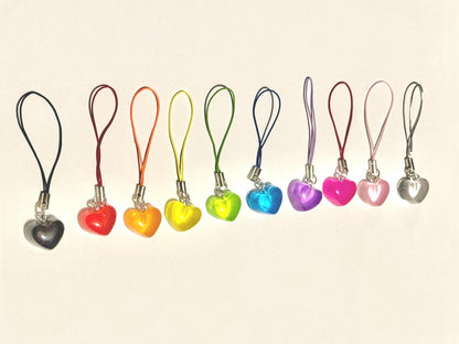 Heart Phone Charm | Phone Accessory | Cute Charm for Phone | Phone Decor | Gift for Her | Mobile Charm