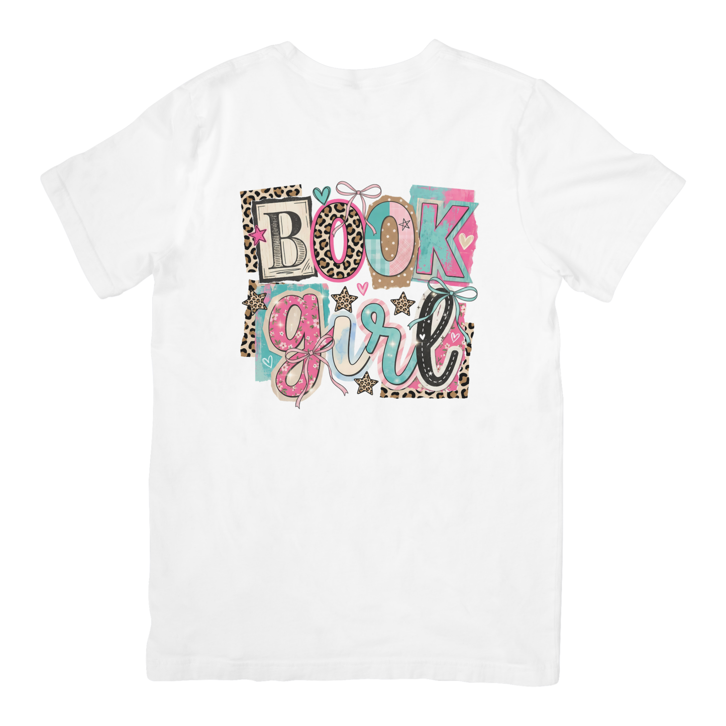 Book Girl Comfort Colors Graphic Tee | Cute Colorful Reader T-Shirt