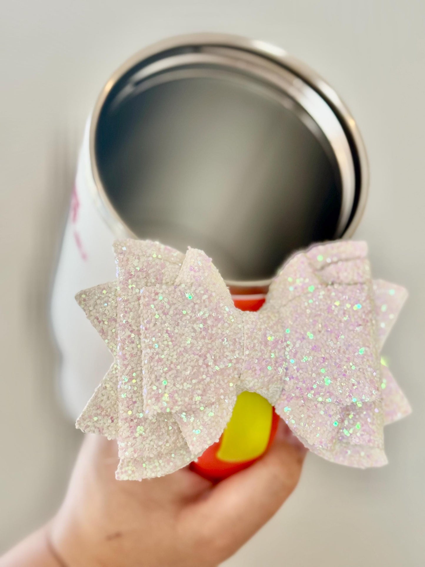 Stanley Cup Bow Straw Topper, Reusable Tumbler Accessory, Cup Decoration