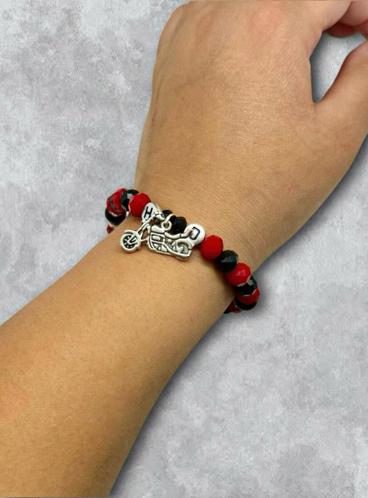 Harley Davidson, Motorcycle Bracelet, Personalized Motorcycle Bracelet, Charm Bracelet, Motorcycle Accessories, Gifts for Her