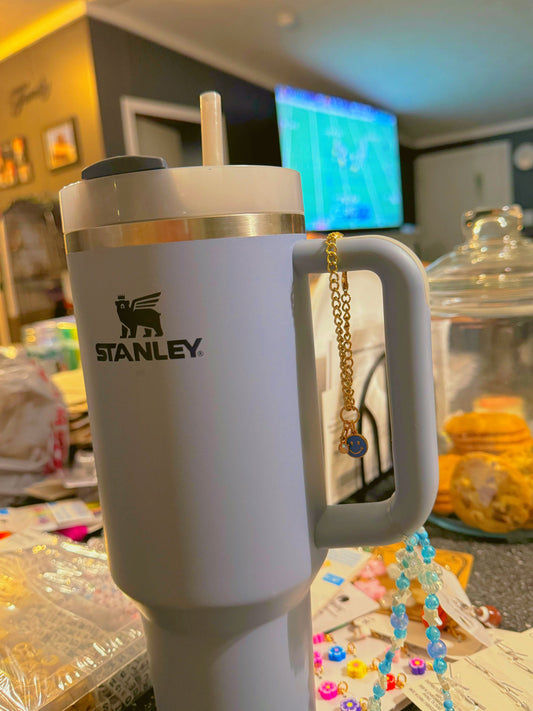 Smiley Face Tumbler Cup Charm